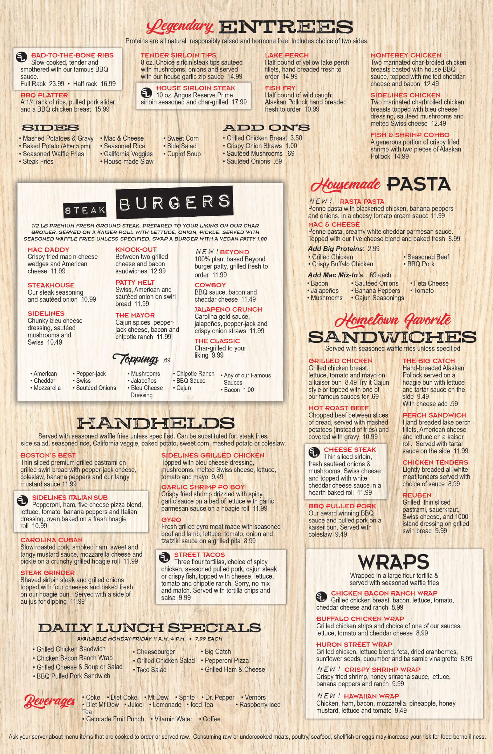 Sidelines Sports Eatery and Pub