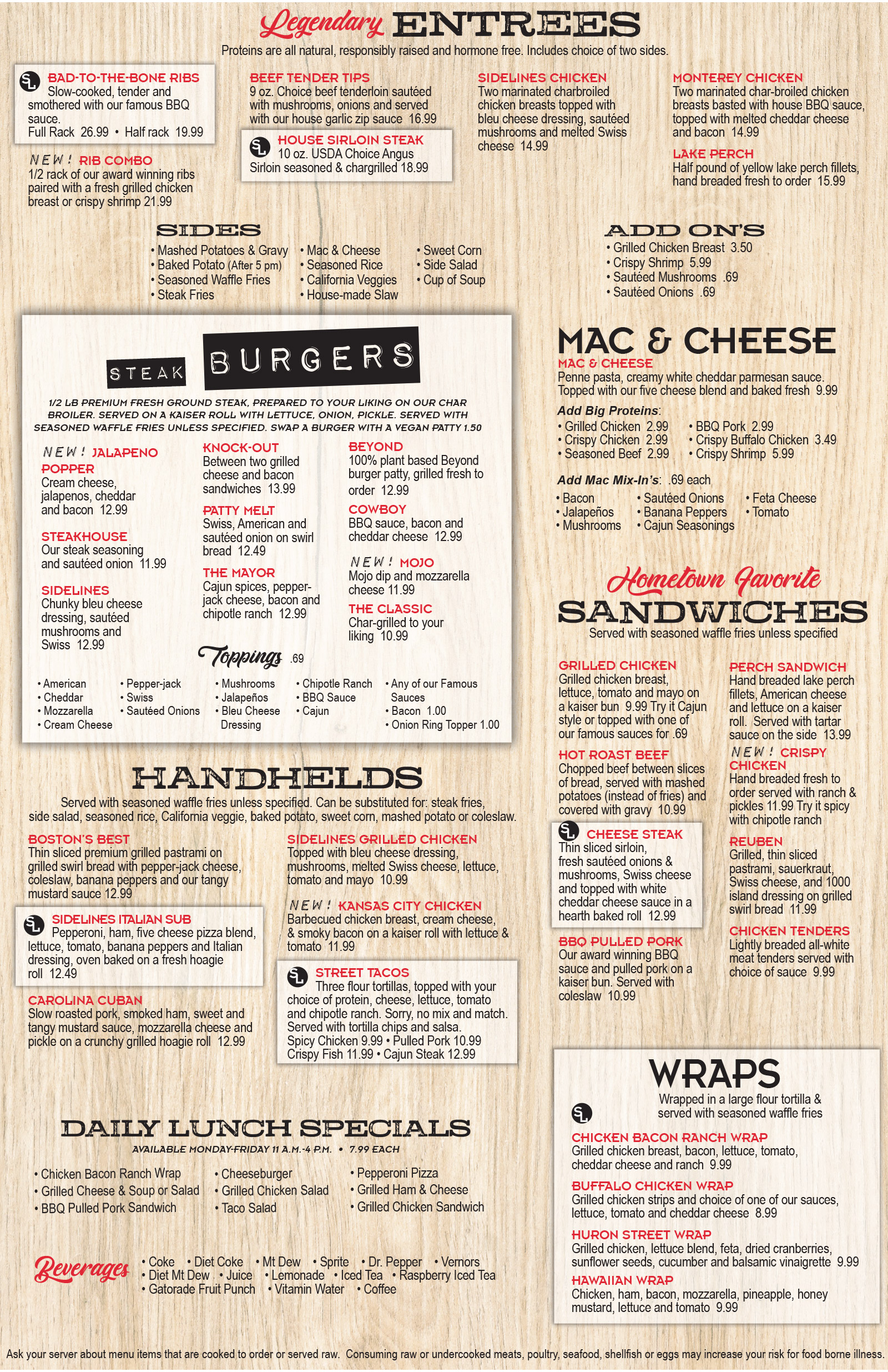 Sidelines Sports Eatery and Pub